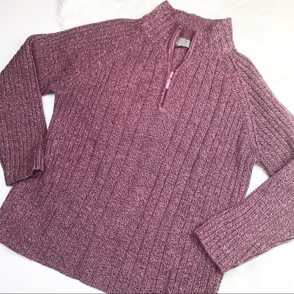 Macy's Carolyn Taylor Pullover Half-zip Sweater.